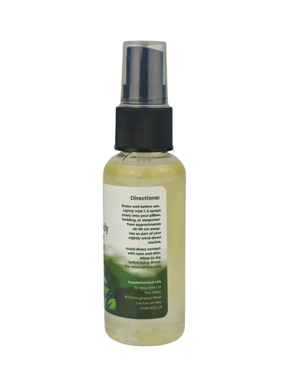 Rockabye Cloud Nine Pillow Mist ingredients and directions - natural sleep aid for menopause insomnia