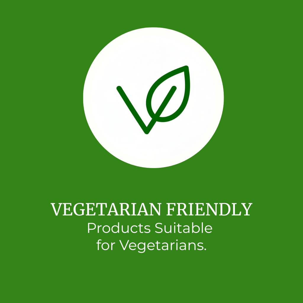 Vegetarian friendly badge