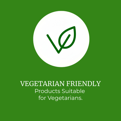 Vegetarian friendly badge
